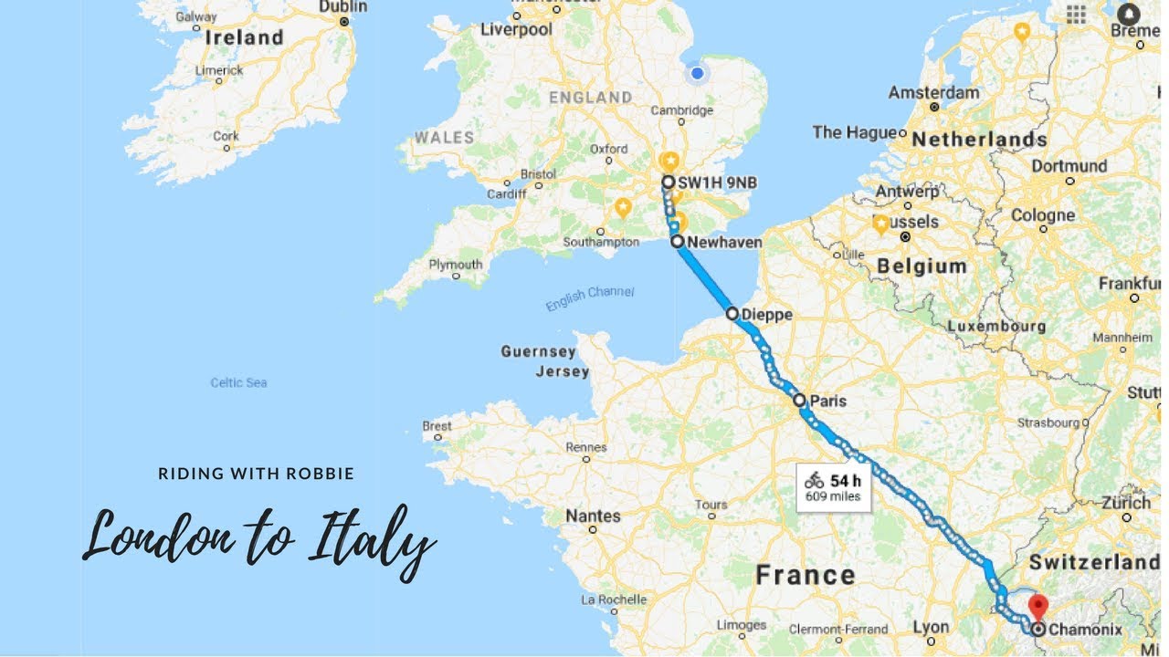 London to Italy Cycling Solo Unsupported 6 days Adventure Robbie Ferri Cycling Sessions