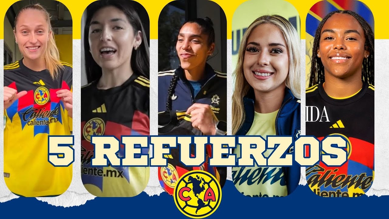 ¡Los 5 grandes refuerzos del América Femenil para el Clausura 2026!