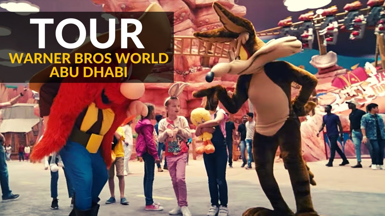 WHAT IS INSIDE OF WARNER BROS WORLD ABU DHABI | TAKE A LOOK INSIDE THE PARK AND ENJOY ALL THE RIDE