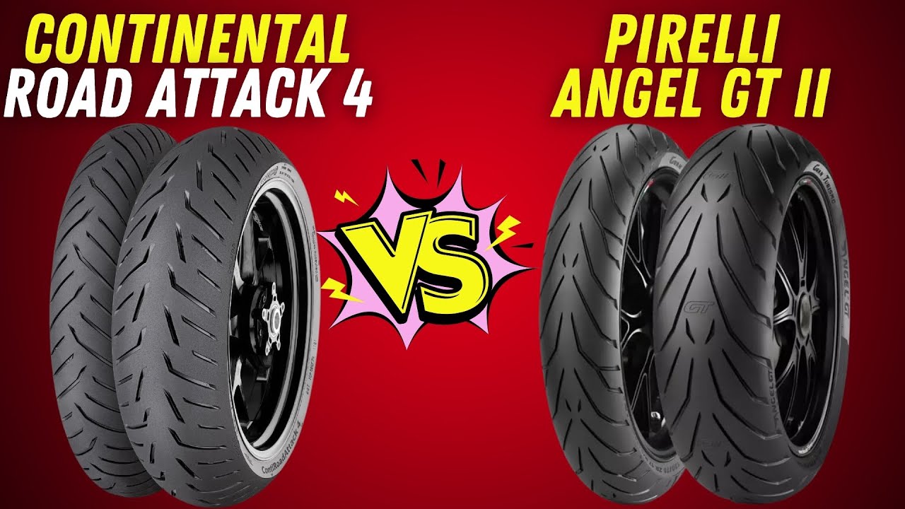 Две премиальные туристические шины: Continental Road Attack 4 и Pirelli Angel GT II