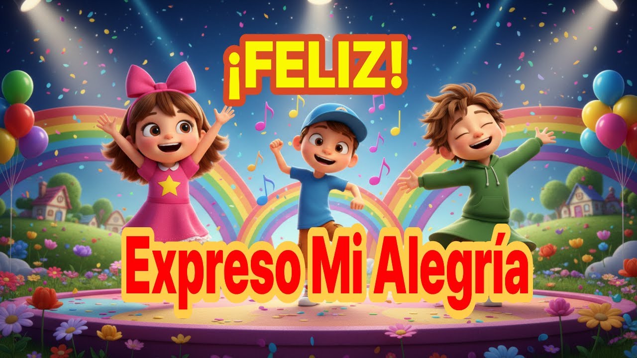 Cuando Estoy Feliz 😊 | Canción Infantil sobre Emociones | Aprendemos a Expresar Alegría