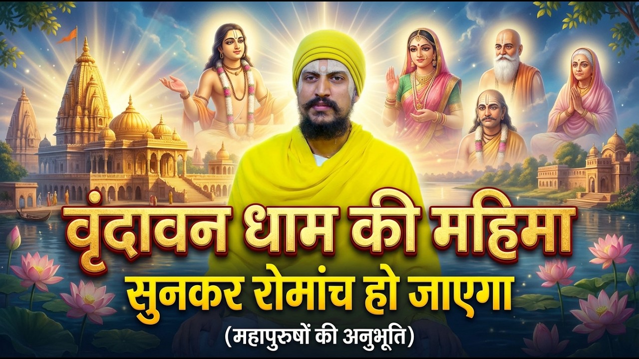 वृंदावन धाम की महिमा — सुनकर रोमांच हो जाएगा (महापुरुषों की अनुभूति) #premanandjimaharaj #satsang