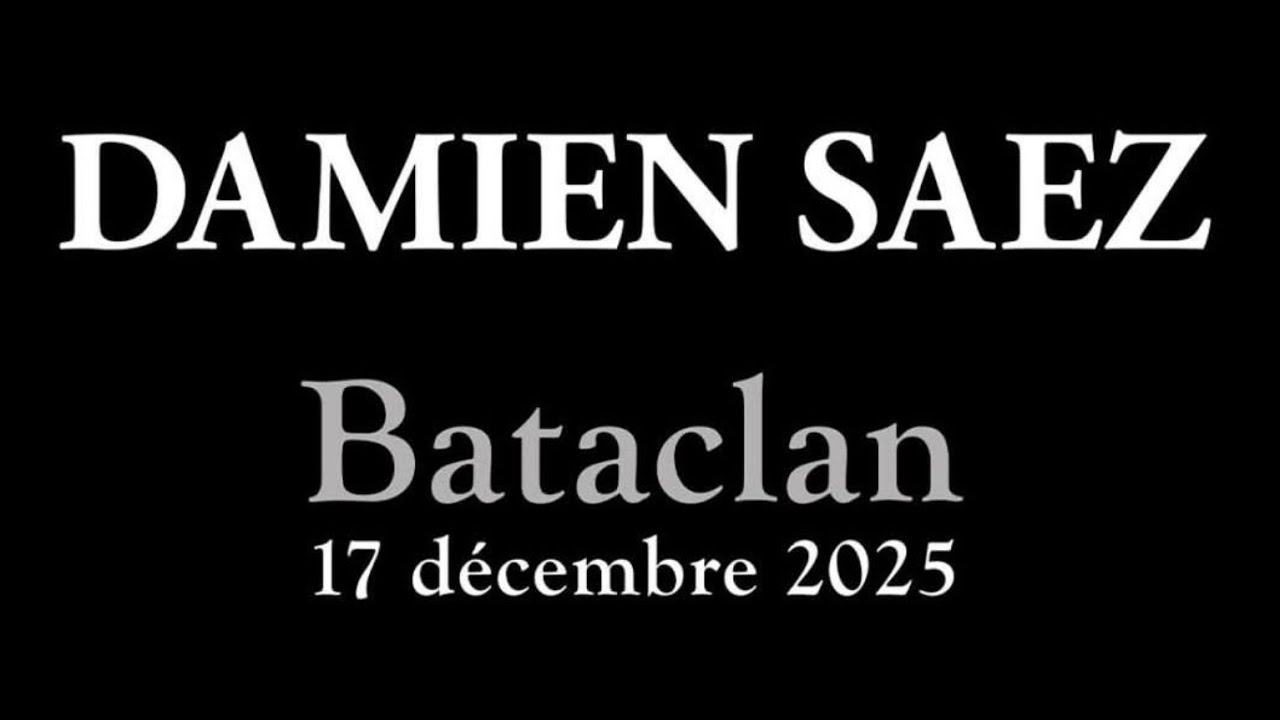 DAMIEN SAEZ SOLO I Moments Live @ Bataclan 17.12.2025
