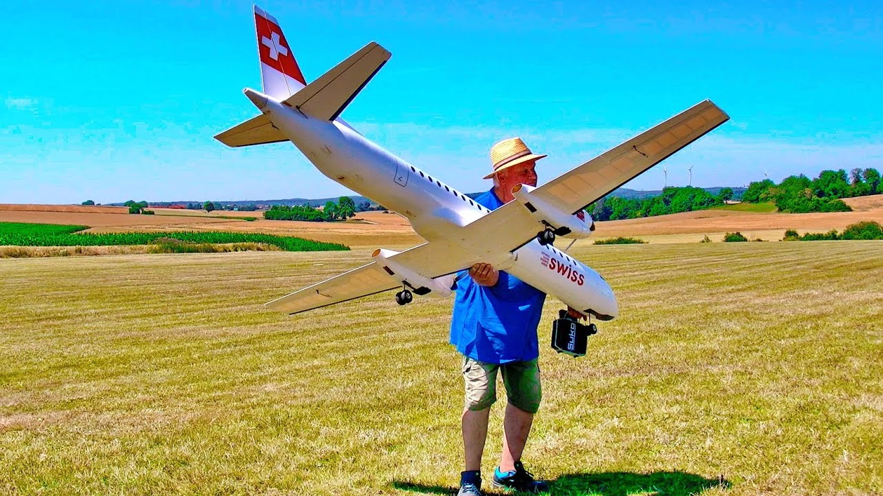 SAAB-2000 FASCINATING RC ELECTRIC SCALE MODEL AIRLINER / FLIGHT DEMONSTRATION !!!