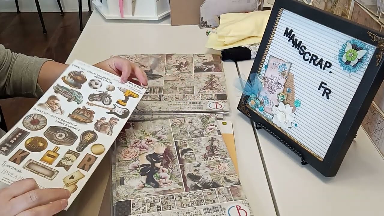 Collaboration Spéciale avec Mam Scrap | Projet 
