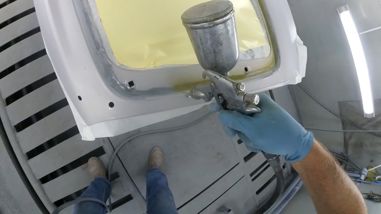 Toyota Land Cruiser 100  дверь багажника, ремонт и покраска.