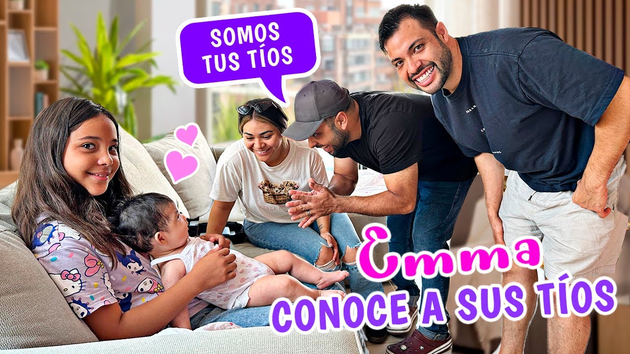 ¡EMMA CONOCE A SUS TIOS… NADIE Esperaba Esta reacción 😱❤️