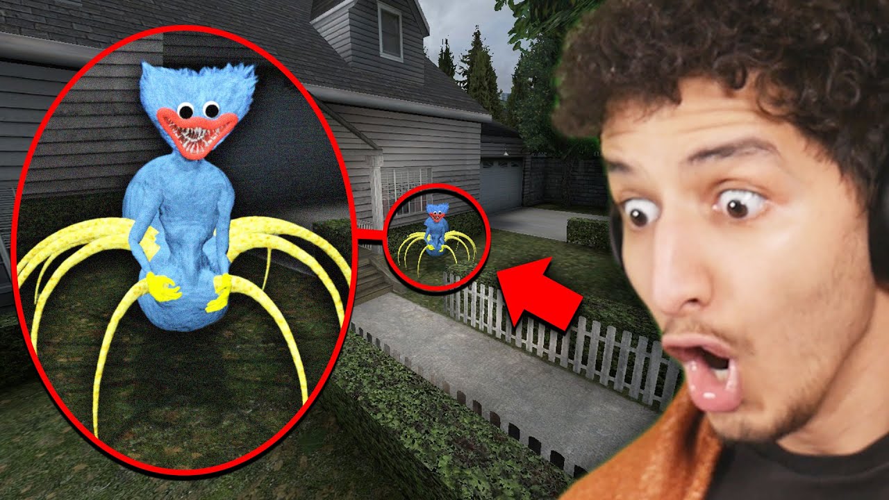 If You See HUGGY WUGGY SPIDER Outside Your House, RUN AWAY FAST!!
