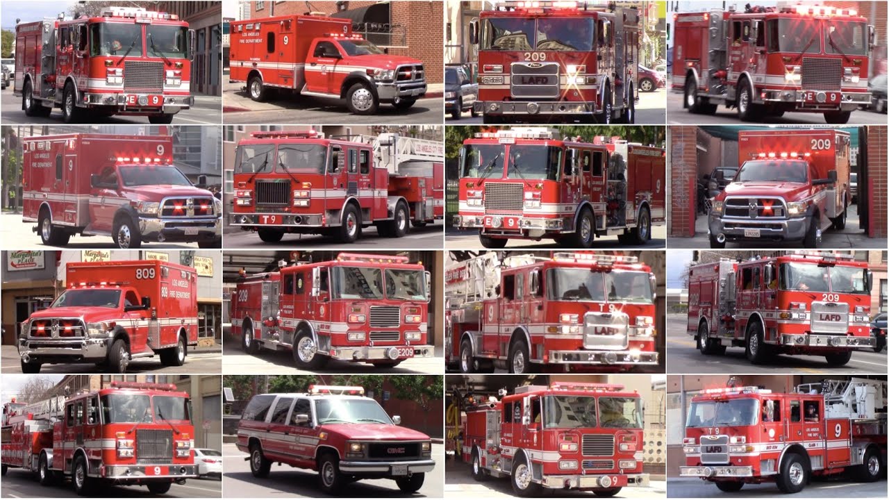 LAFD Station 9 Response Compilation