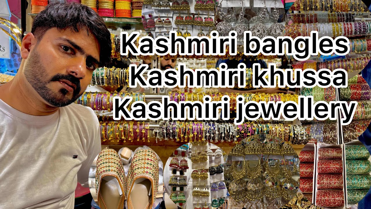 Kashmiri rain drop bangles Kashmiri khussa Kashmir jewellery Punjabi shawls gift add karein contact 