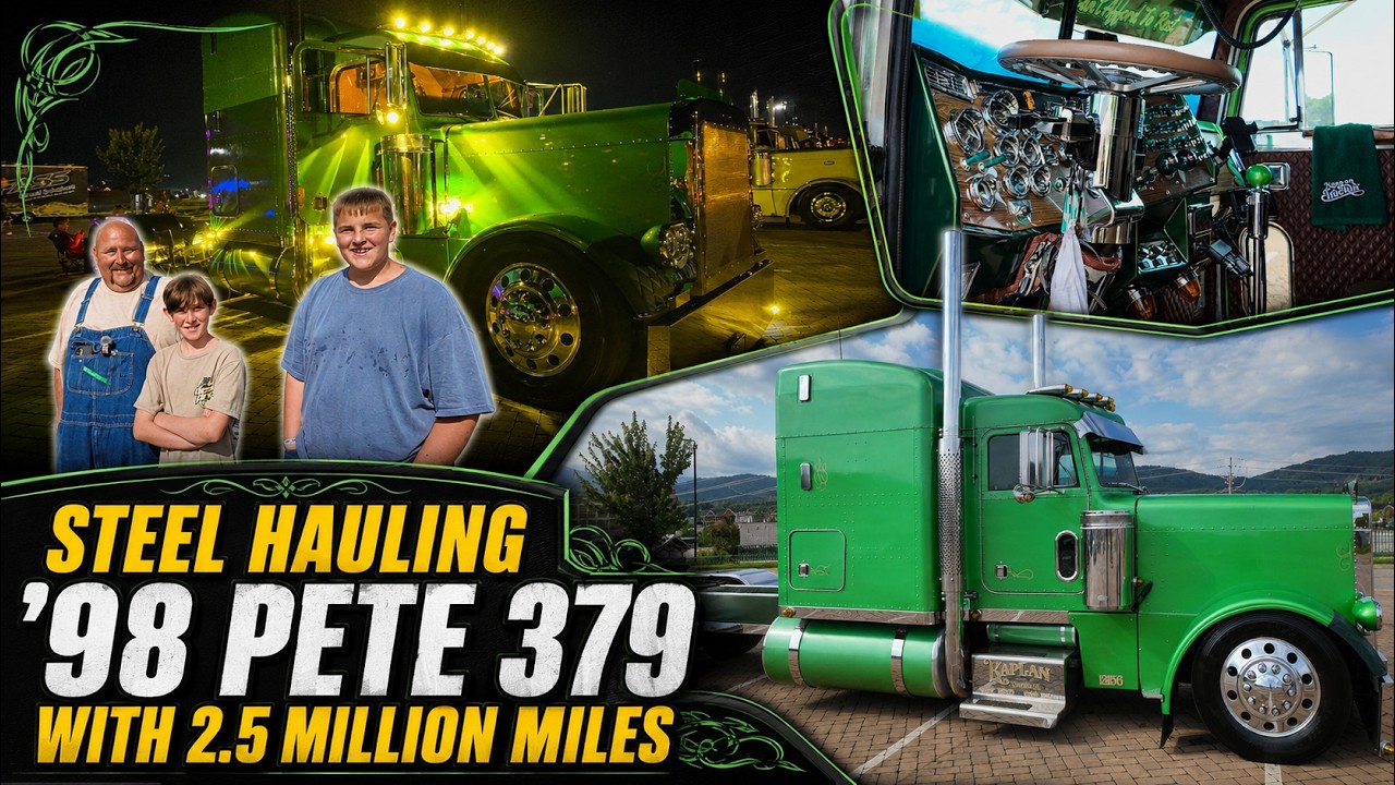 Тягач Peterbilt 379 1998 года с пробегом 2,5 миллиона миль