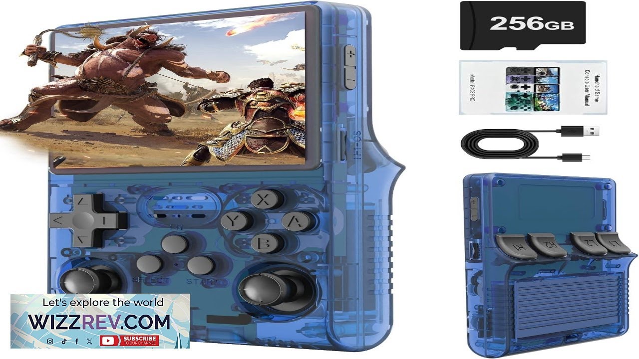 R40S PRO Retro Gaming Console 30000+ HD Games Handheld Game Console 3800mAh
