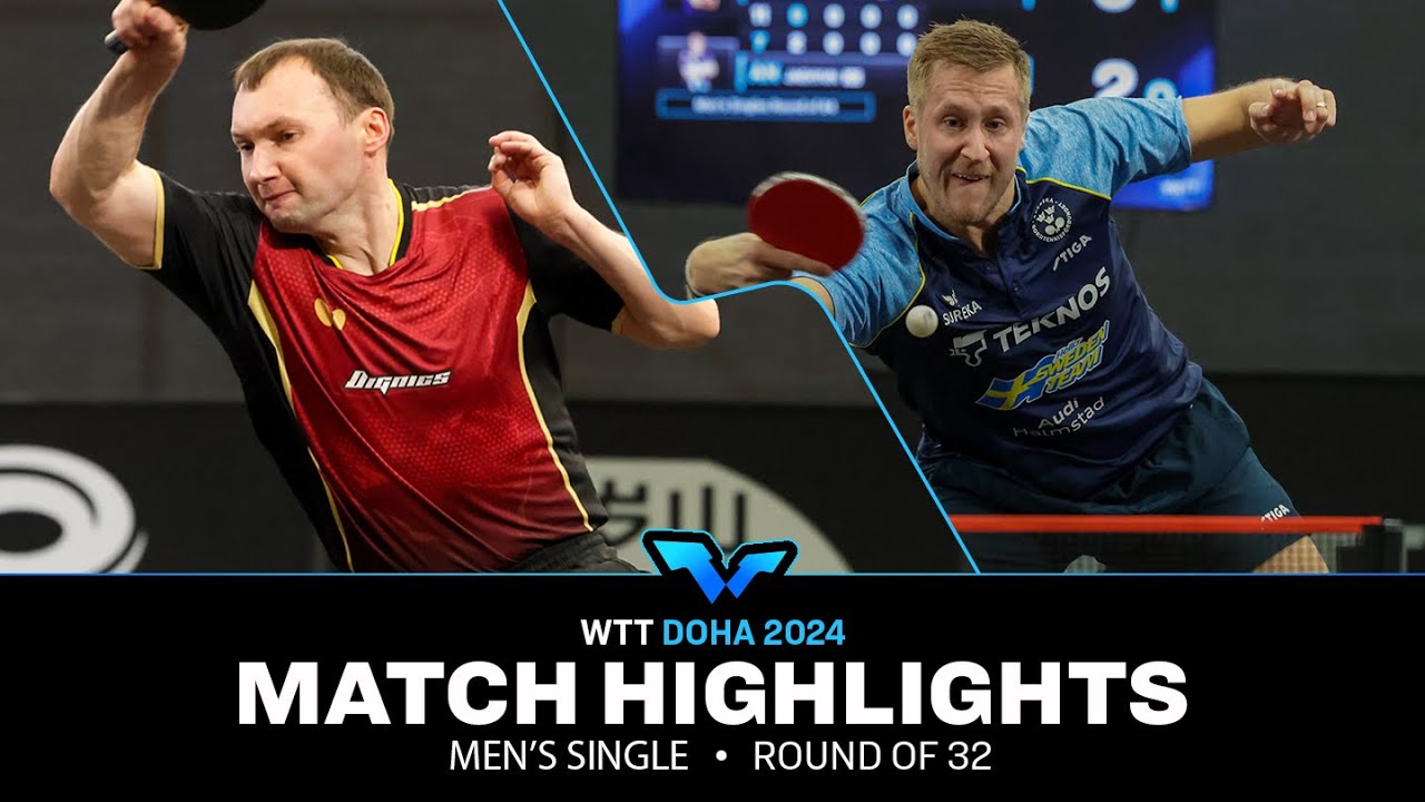 Yaroslav Zhmudenko vs Mattias Falck | MS R32 | WTT Contender Doha 2024
