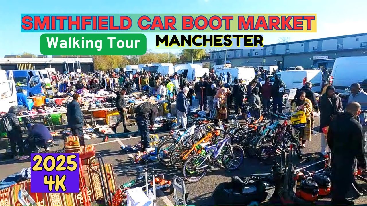 Smithfield Car Boot Sale Market Walking Tour | Cheapest market in the UK | Bargains Discounts Prices