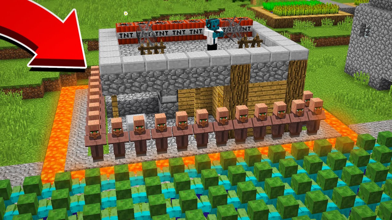 VESNIČANI OCHRÁNILI MŮJ DŮM PŘED ZOMBIE ARMÁDOU V MINECRAFTU!