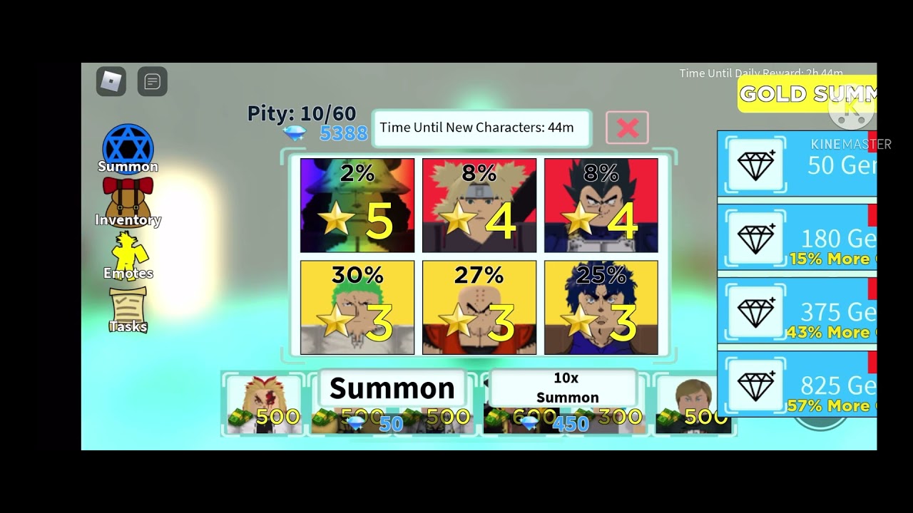 Summoning For Kuma In All Star Tower Defense