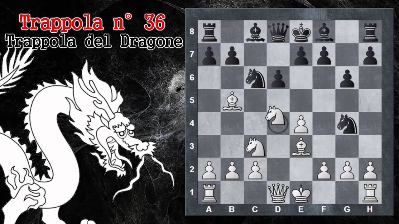 Trappole in Apertura 36 - Scacchi - Trappola del Dragone - Difesa Siciliana - Dragone