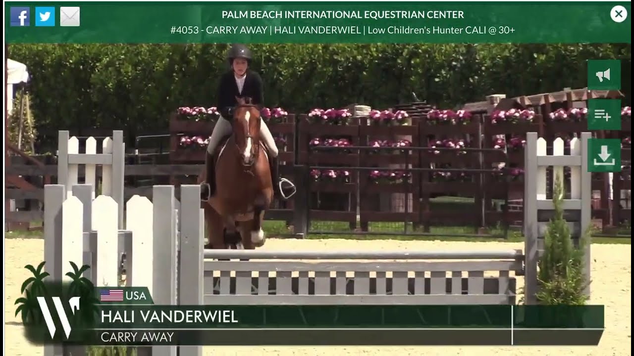 Carry Away & Hali Vanderwiel Low Children’s Hunter WEF 10, 2026 (4th)