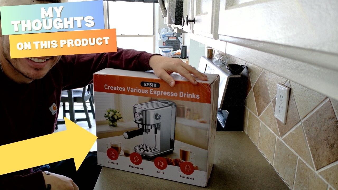Creamy Crema + Microfoam: Atatix Espresso Machine with Milk Frother Unboxing/Review