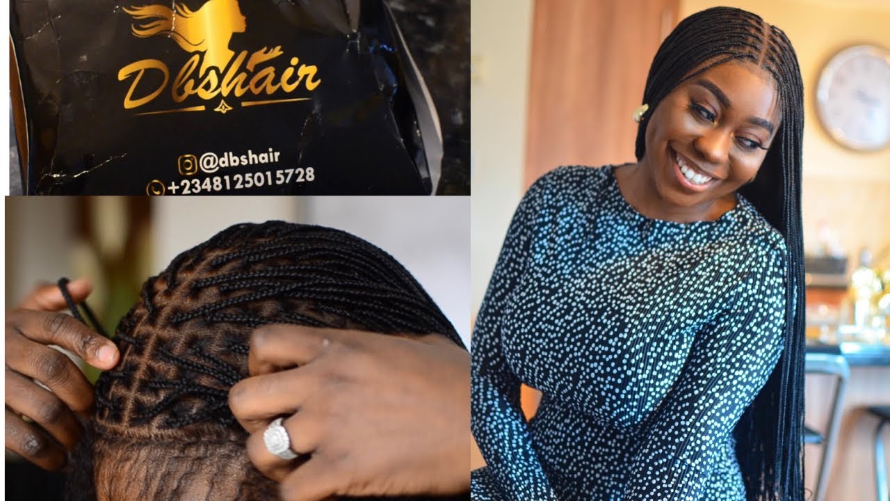 MOST NATURAL BRAID WIG! DBSHAIR.COM KNOTLESS BRAID WIG | Tosin Alabi