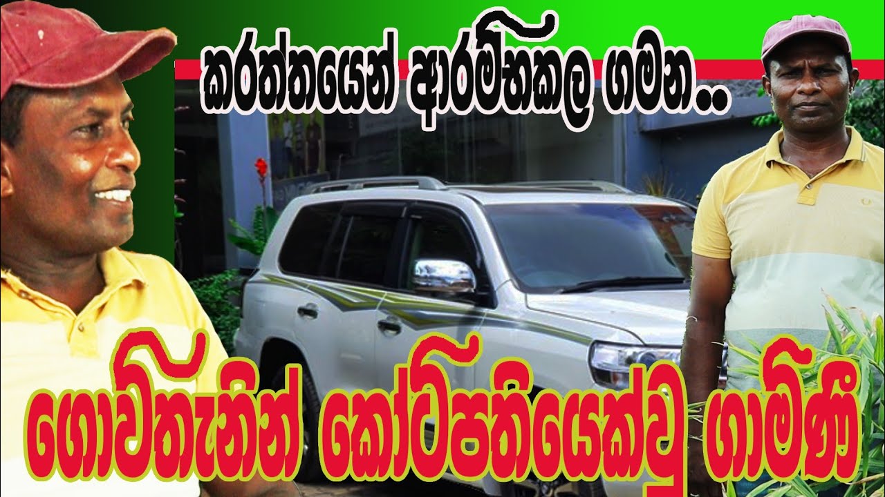 ගොවිතැනින් කෝටිපතියෙක් වු ගාමිණී  / @AgriView61