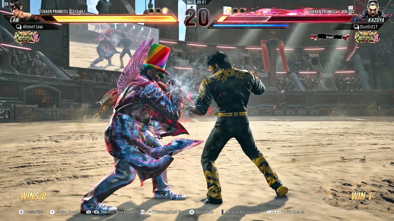 Tekken 8 law online (Ranked) (Ahmet law)vs(Duelist17) matchs