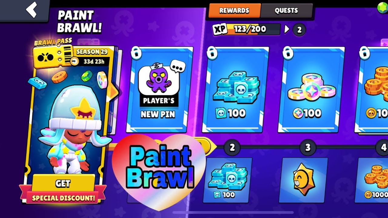 Brawl Stars - Season 29 Paint Brawl / Brawl Pass