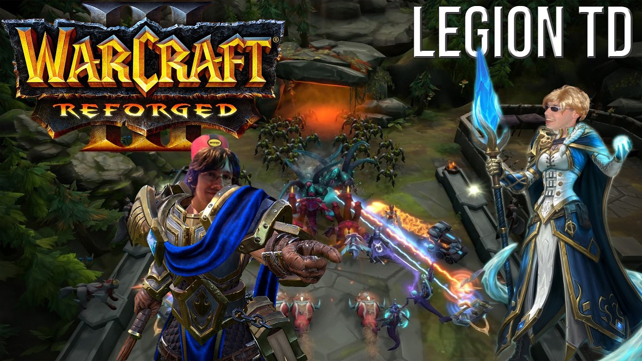 Warcraft 3 Reforged TD 2vs2 # ChouanB, CatRedFish, Artaros