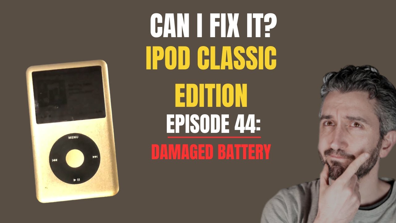 Можно ли это починить? Ремонт iPod Classic. Эпизод 44: Повреждённый аккумулятор