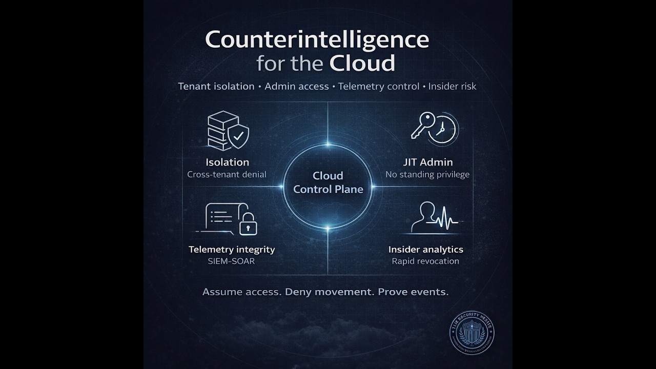 Counterintelligence for the Cloud