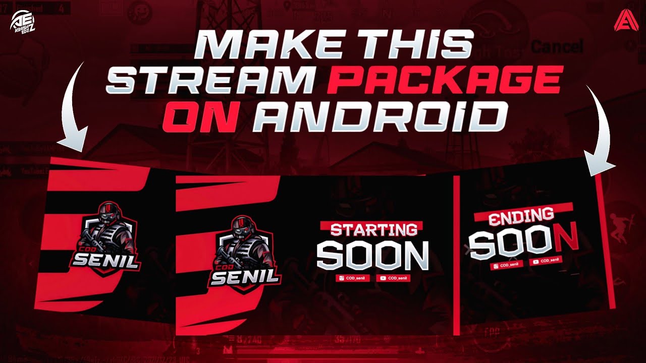 How To Make Gaming Stream Package On Android || Stream Pack Tutorial Hindi.