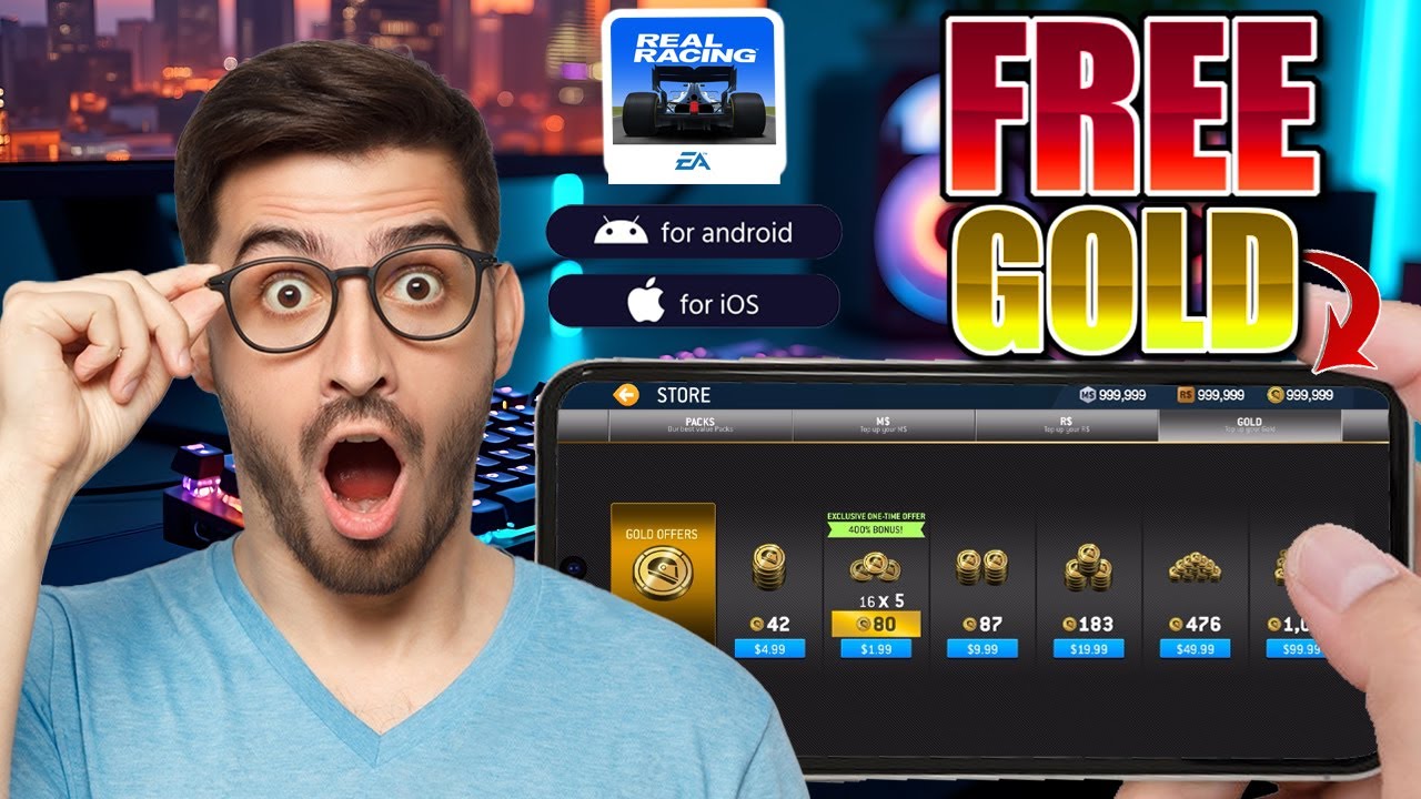 Real Racing 3 Hack - How I Got FREE Golds & Money Real Racing 3 MOD 2025 [Android & iOS]