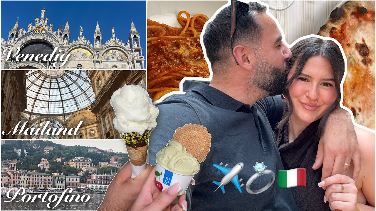 FLITTERWOCHEN in Italien🇮🇹🍝 - Vlog (eigentlich sind wir nur am essen…)
