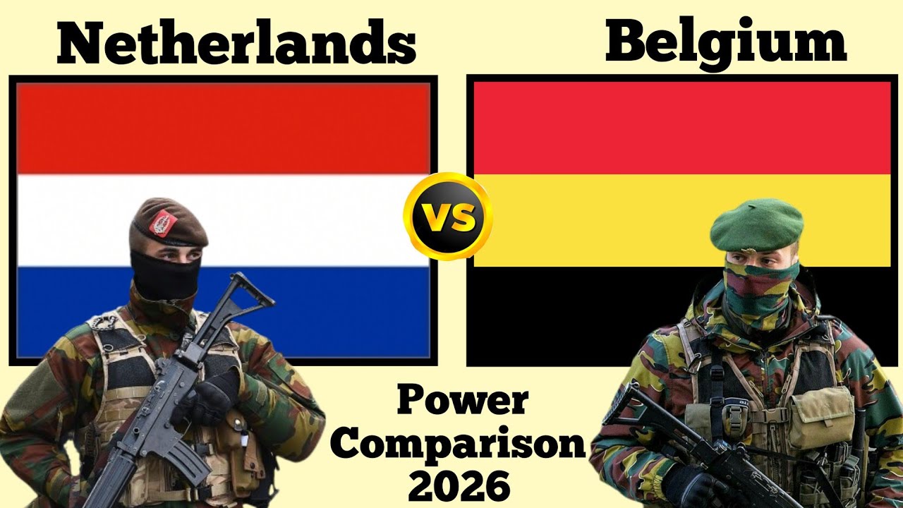 Netherlands vs Belgium Military Power Comparison 2026 | Belgium vs Netherlands Military Power 2026 