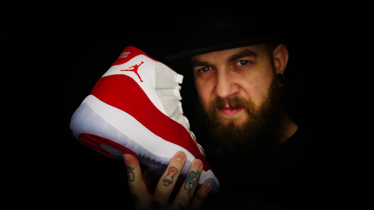 ASMR Sneakers | Whispers Crinkling and Tapping | Air Jordan Cherry 11