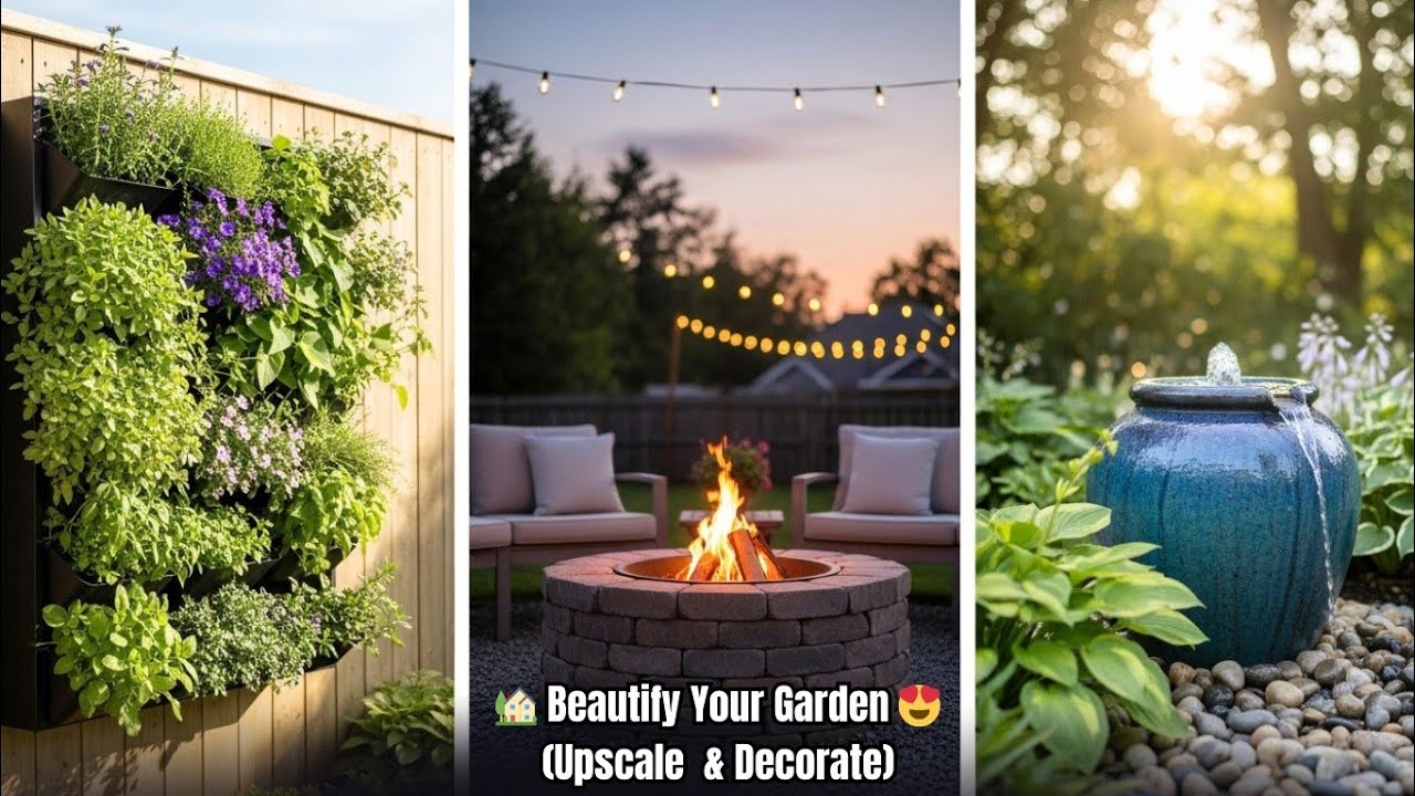 How to make your background look nice! 15 Creative garden and backyard ideas!