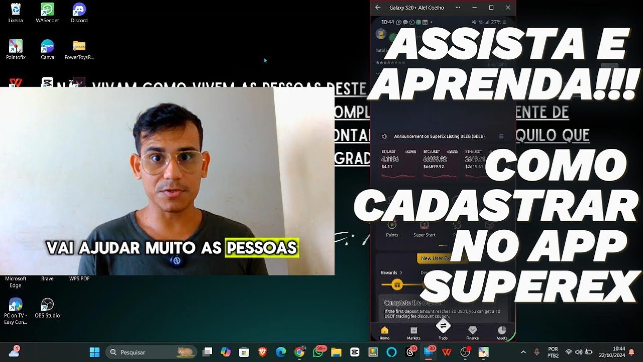 CADASTRO SUPEREX EM CELULAR ACHEI UMA SOLUÇÃO
