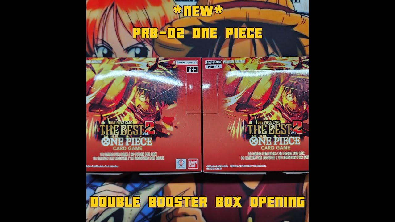 *NEW* PRB-02 One Piece -DOUBLE BOOSTER BOX OPENING-