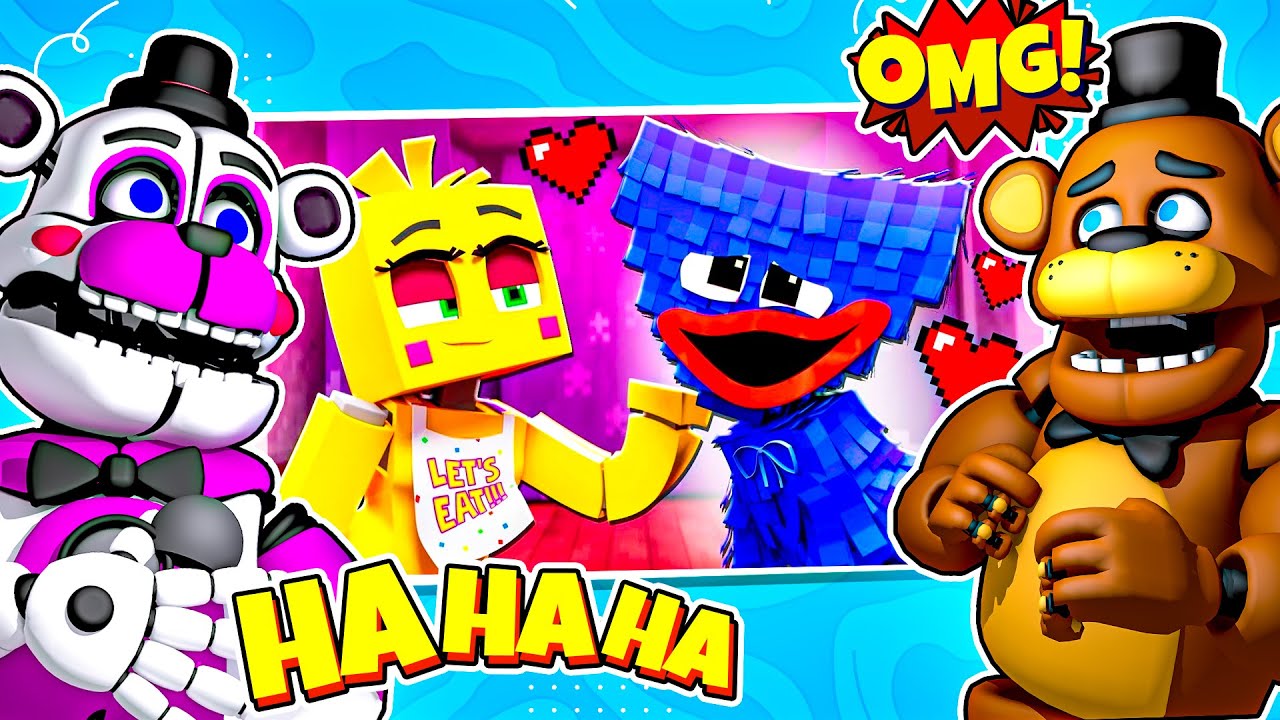 Freddy and Funtime Freddy REACT to TOY CHICA is in LOVE?! - Animation Zamination