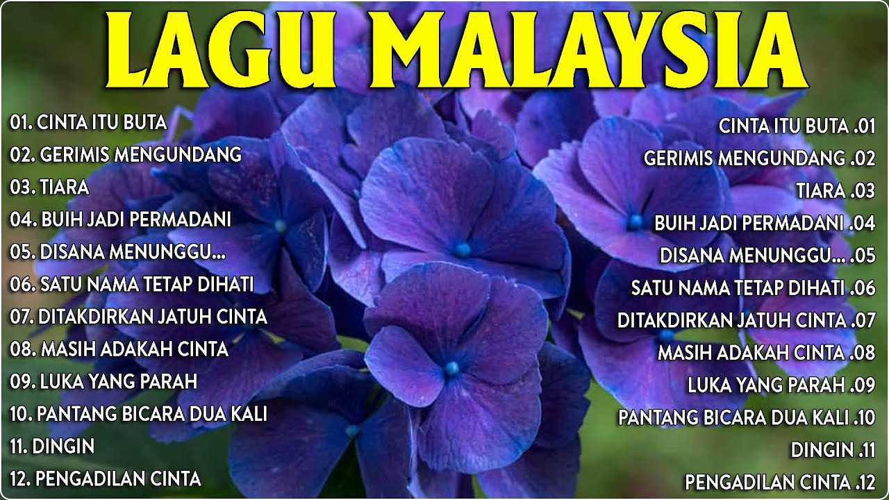 Lagu Malaysia Pengantar Tidur - Slow musik melayu indonesia - Lagu cover- Lagu Malaysia Lama Populer