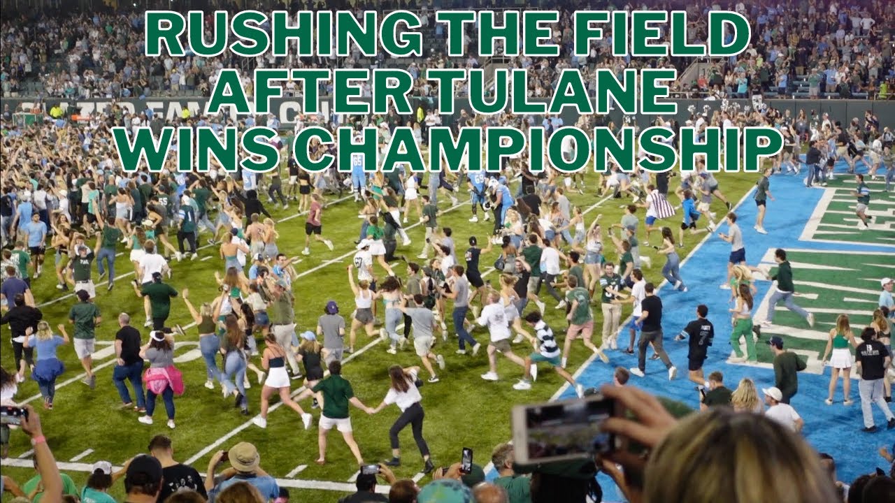 Tulane Wins AAC Championship and I Rushed The Field! | UCF vs Tulane