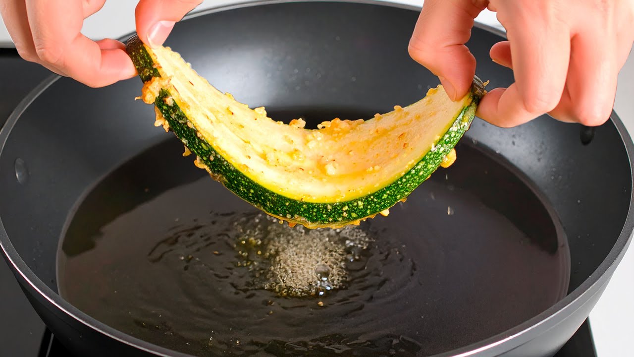 Zucchini in batter is tastier than meat! I make it every weekend!