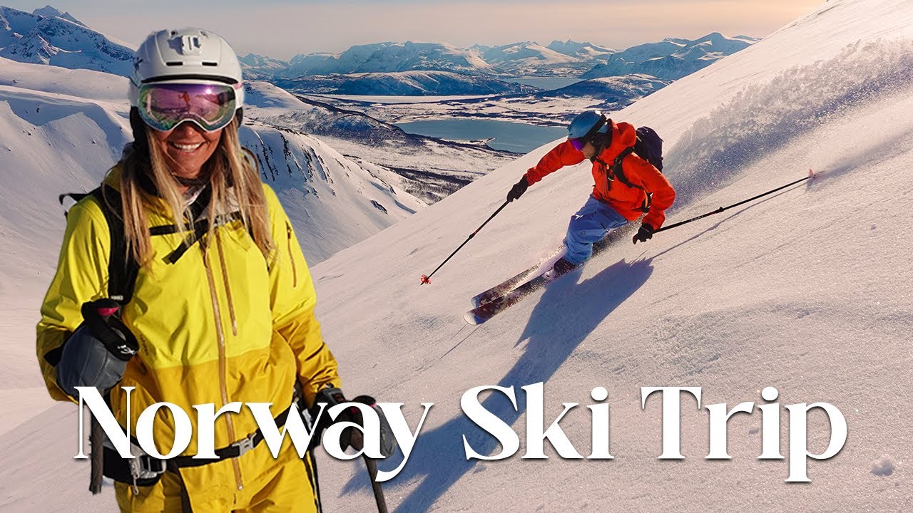 PRO SKIER HUSBAND SHOWING ME WHERE TO SKI IN THE ARCTIC! // Lyngen Alps, tromso, backcountry skiing