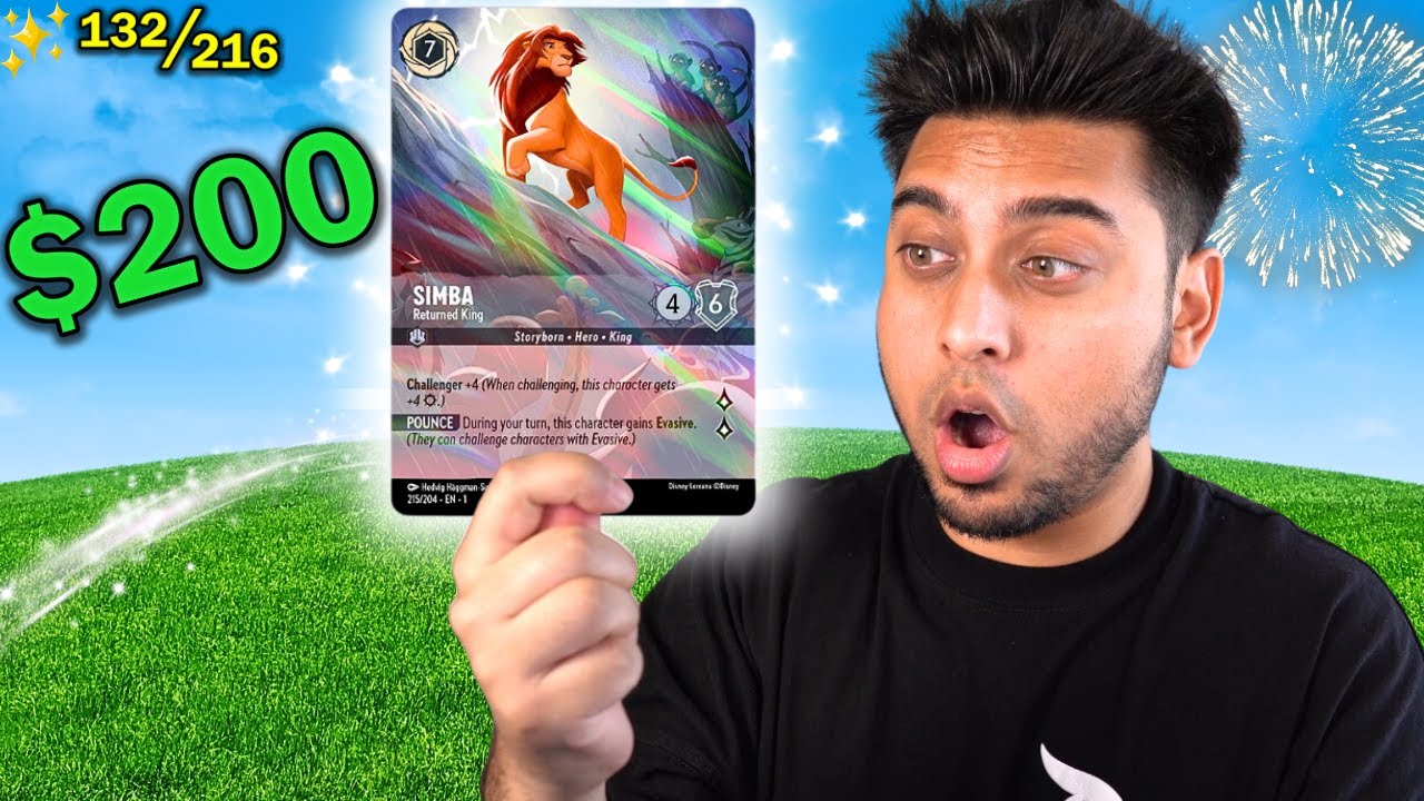 I Finally Pulled it!!! Disney Lorcana Opening