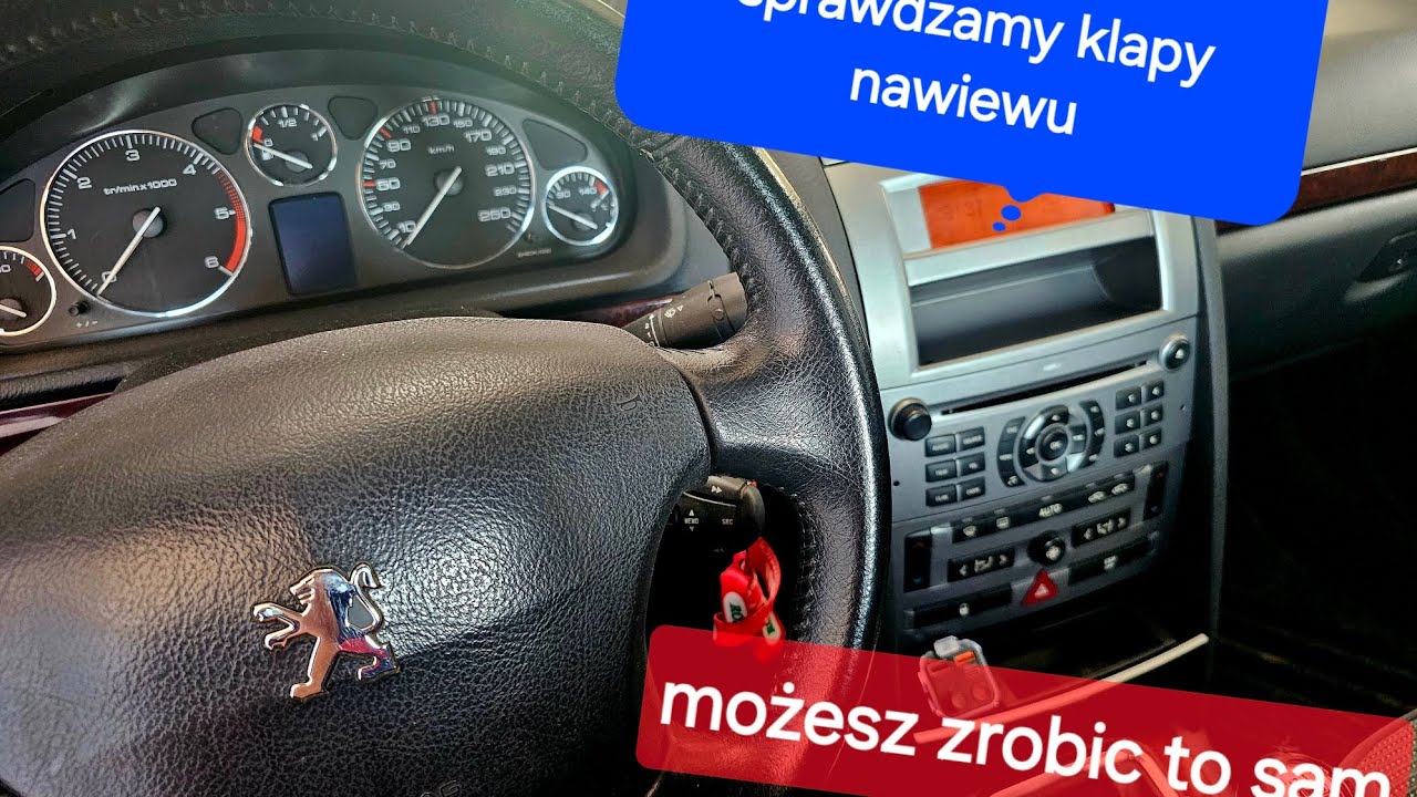 Peugeot 407 uszkodzone klapy nawiewu, problem z ogrzewaniem, chłodzeniem. ciepło zimno