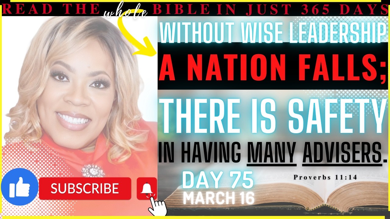 March 16 Bible Reading | Read the Whole Bible in 365 Days – Pamela Hope
