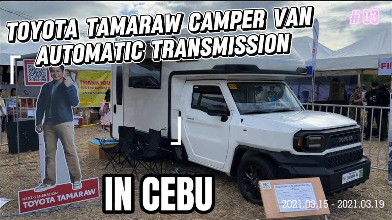 Toyota Tamaraw Camper Van AT (Fully Furnished, Ready, Available, In Cebu Phillippines)