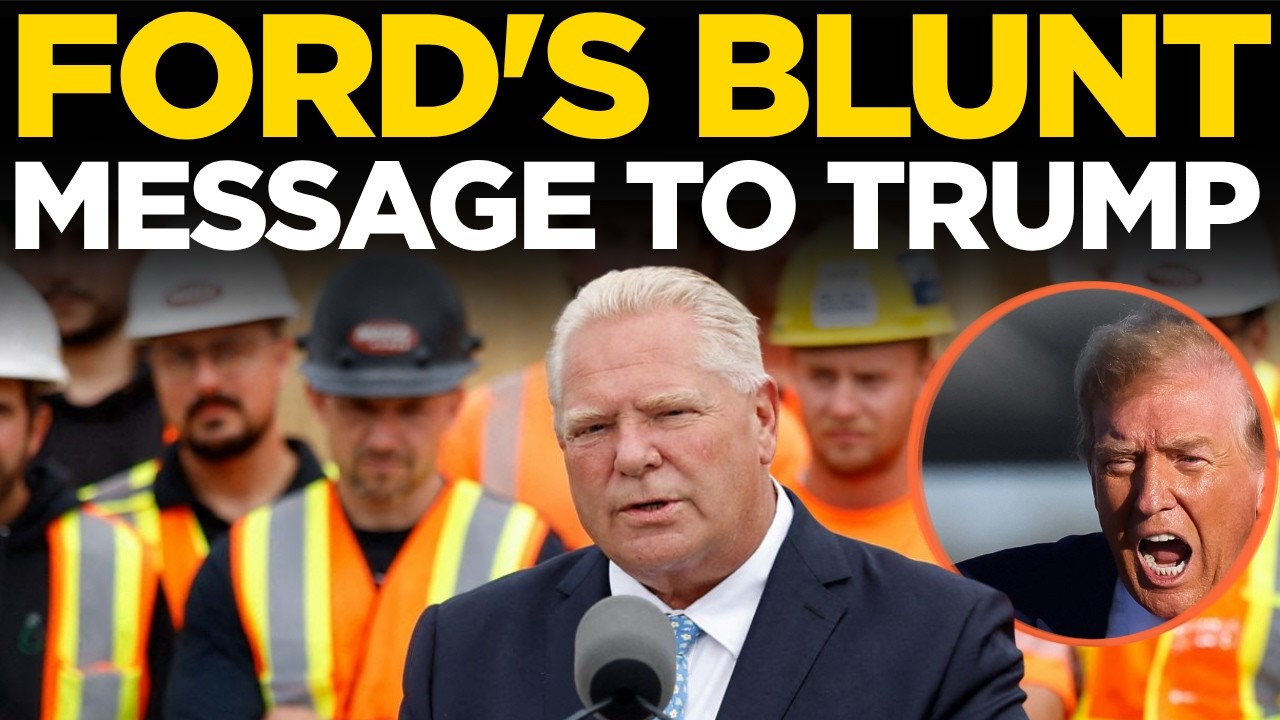 Doug Ford LIVE | Ford Fires Back At Trump Over Canada Tariffs | Trump In Shock! | World News LIVE