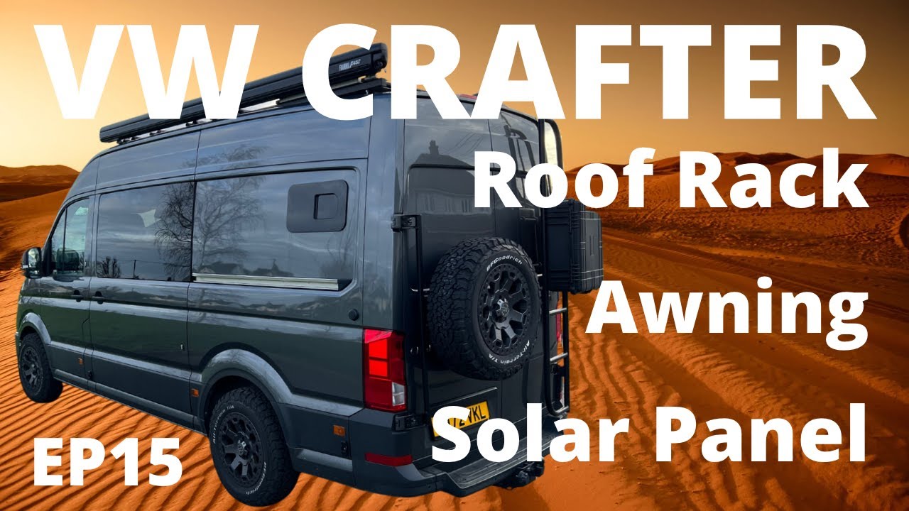 Багажник на крышу VW Crafter EP15, изготовленный своими руками с использованием Unistrut. Тент Fi...
