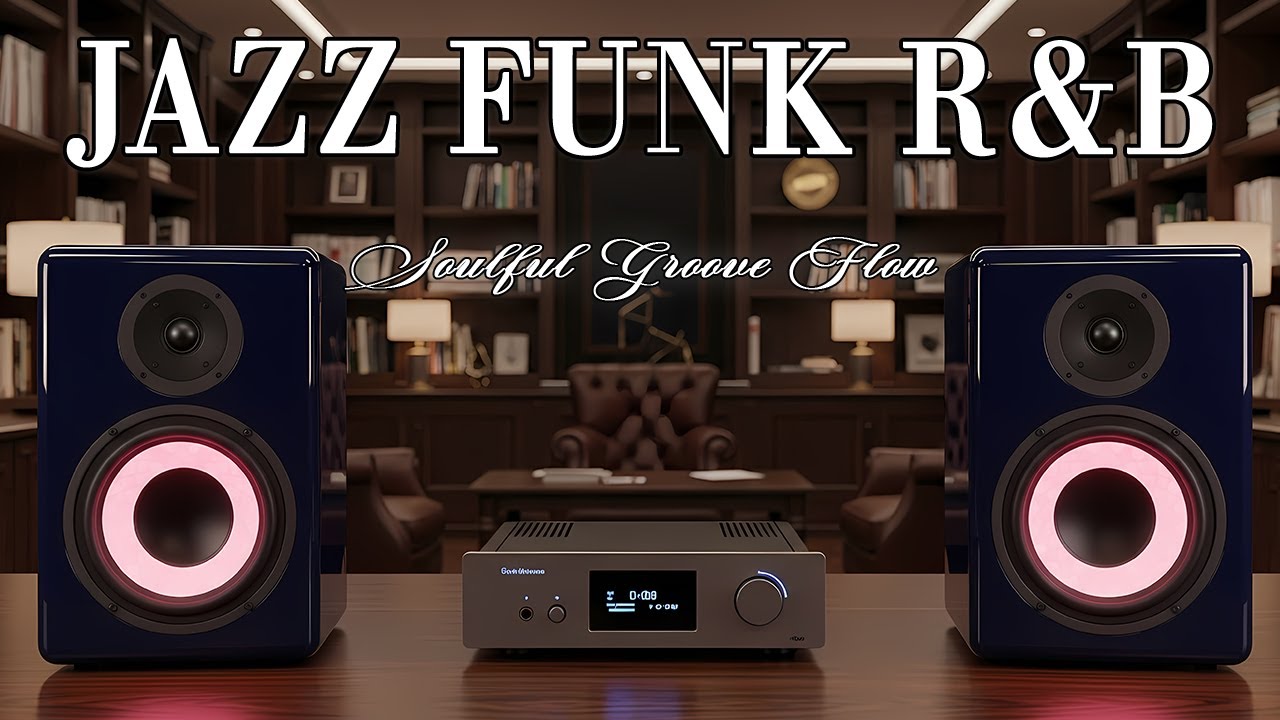 ☕ Soulful Jazz Funk R&B 🎶 Chill Grooves for Work, Study & Positive Mood
